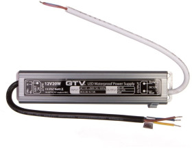 Transformator led wodoodporny, 20W, IP 67, DC12V