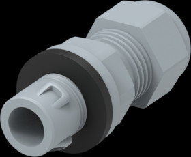 Cable gland, M40, Clamping range 5 to 10 mm, IP68, gray, 1SNG622005R0000