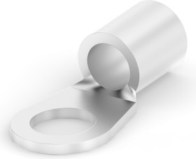 Uninsulated ring cable lug, 21 mm², AWG 4, 9.53 mm, metal, 31812