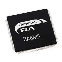 Mikrokontroler Renesas Electronics RA6M5 QFP 144-pinowy Montaż powierzchniowy ARM Cortex M33 2.048 MB, 512 KB 32bit