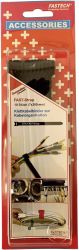 FASTECH® 801-330C Opaska kablowa na rzepy do wiązania element z pętelkami i haczykami (D x S) 200 mm x 7 mm czarny 10 sz