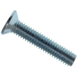 METALMATE MEMMSCSK0630 Machine Screw Pozi Compatible CSK ZP M6 x 30mm Box 25