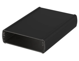 Aluminum enclosure kit, (L x W x H) 106 x 150 x 32 mm, black, IP65, 84106150.HMT1