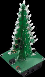 DIY soldering set LED Christmas tree, RGB