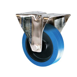 Koło samonastawne średnica kabla 100mm Płyta Guitel Hervieu 150kg wysokość całkowita 128mm