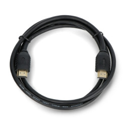 Przewód HDMI 2.0 4K - 1,5m - czarny