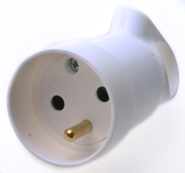 Złącze sieciowe Gniazdo Montaż na kablu 2P+E Typ E – francuski 16A