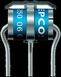 3 electrode arrester, radial, 230 V, 20 kA, ceramic, B88069X8680B502