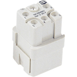 Harting 09 12 005 3101 Han&#xAE; Q 5/0 Female Crimp Terminal 16A 0.14-2.5mm&#xB2;