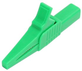 Krokodylek bezp. gn. 4mm KK262-GN CAT II 1000V 19A zielony