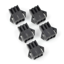 Obudowa gniazda żeńskiego 3-pinowego - raster 2,5mm - 5szt.