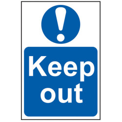 Scan 0255 Keep Out - PVC 200 x 300mm