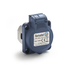Gniazdo tablicowe z/u z klapką IP54 1F 16A 3P 230V 13953F Famatel