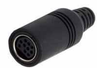 GMDIN-K-10P Gniazdo DIN-mini 10pin na kabel