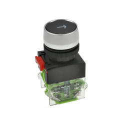 Przycisk LAS0A3YM20/NAD OFF-(ON) 2 tory czarny bez podśw