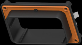 Mounting frame, black, DRBF-1A