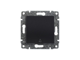 VENA Przycisk "dzwonek" z klawiszem bez ramki antracyt 516114 KOS