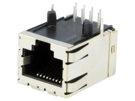 Gniazdo RJ45 8-pin Układ 8p8c na PCB THT 5406298-1
