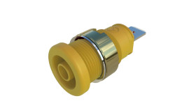 SKS Hirschmann SEB 2620 F6,3 Ni gelb Złącze żeńskie do zabudowy bezpieczne 1 szt.