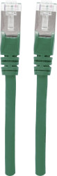 Kabel sieciowy Intellinet Cat7 S/FTP ze złączem Cat6a 100% miedzi LS0H 0,25m, zielony