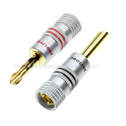 Wtyk bananowy TBC-052 Premium Prolink