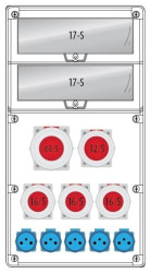 Rozdzielnica R-BOX 740 34S:1x63/5,1x32/5,3x16/5,5x250V,IP65 B.18.740-4_IP65