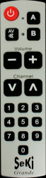 71932 Seki Grande, universal remote control with learning capability,