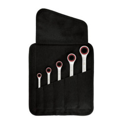 Bosch 1600A02Z3D Professional Ratchet Wrench Set 5 pieces Chrome Vanadium Steel