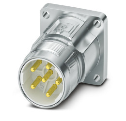 Złącze wielostykowe przemysłowe 6-pinowe M23 Montaż przedni Wtyczka Phoenix Contact