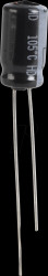 EEUHD1H470 E-Cap, radial, 47 µF, 50 V, RM 2.5, 105°C, 1000h, 20