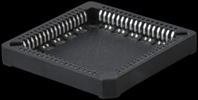 IC socket, 68-pin, SMD-PLCC