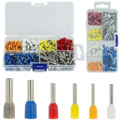 Zestaw tulejek kablowych izolowanych HI / TE DIN 0,5-4,0mm2 600szt w pudełku ADELID