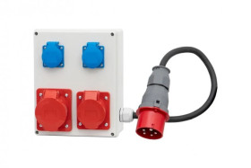Rozdzielnica R-240 - gniazda 2x16A 5p, 2x230V, przewód OW 5x2,5 - 1,5m