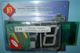 J-79 ZEGAR CYFROWY Z WYŚ.2,3' ZDSM