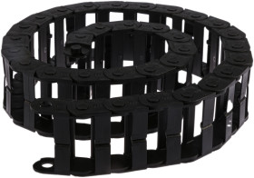 Koryto kablowe szerokość 62 mm głębokość 25mm typ Łańcuch kablowy Igus Igumid NB Elastyczny Czarny