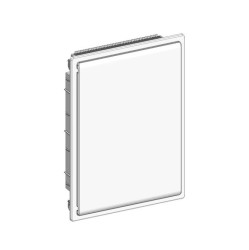 IP40 Rozdzielnica modułowa 3x18 GOLD P podtynkowa (drzwi białe) PE+N