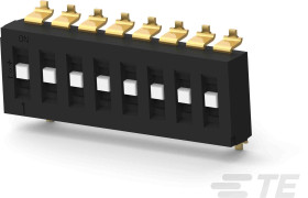 Przełącznik DIP 8-pozycyjny SPTT. SMD 25 przy 24 ma przy V dc