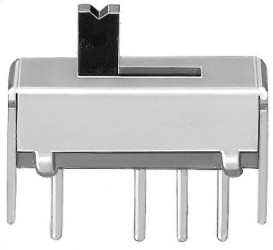 Przełącznik suwakowy, montaż PCB, 30V dc, 300 mA przy 30 V DC, -25 → +85°C, KNITTER-SWITCH