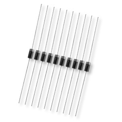 Dioda prostownicza 1N4007 1A 1000V zestaw 10 sztuk THT DO-41 do druku DIP