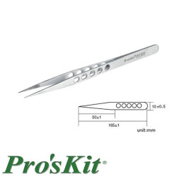 Pęseta magnetyczna Heavy-Duty 165mm, Proskit 1PK-123T