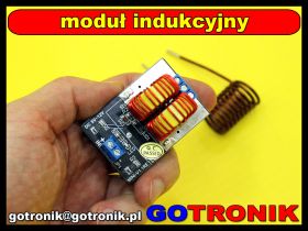 Moduł grzałki indukcyjnej ZVS Tesla Jacob's Ladder - rezonansowa przetwornica