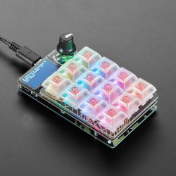 Adafruit MacroPad RP2040 Starter Kit - 3x4 Keys + Encoder + OLED - ADABOX019 Essentials