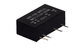 Przetwornica DC-DC, 1W, Uwe 4,5 → 5,5 V DC, Uwy 15V dc, Iwy 20 → 200mA, MEAN WELL