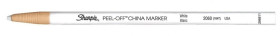 Marker woskowy Dermatograf Sharpie China biały z końcówką 2,0mm