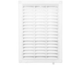 Kratka wentylacyjna 128x197mm biała żaluzja+sznurek T59