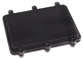 Obudowa ekranowana Czarny z kołnierzem IP67 Silikon, 200 x 150 x 28mm, RS PRO