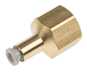 Złączka pneumatyczna Złącze Rc 1/4 żeńskie Wciskane 4 mm SMC Adapter gwintowany prosty Rc 1/4 żeńskie