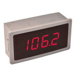 Termometr panelowy LCD W1240 RED DS18B20 czerwony