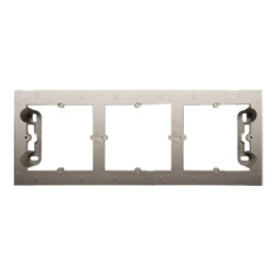 Simon 54 Premium Puszka natynkowa płytka potrójna złoty DPN3/44