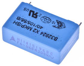 Kondensator foliowy 680nF 305 V ac, 630 V dc EPCOS Metalizowany polipropylen rozstaw: 27.5mm THT ±20